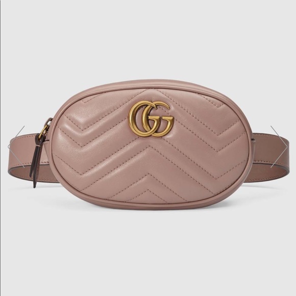 Gucci Handbags - 100% Gucci Marmont Matelasse leather belt bag